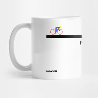 two wheels, one road Mug